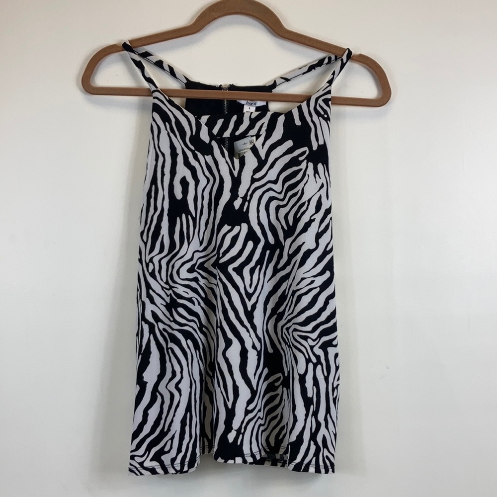 Womens bar 111 Zebra Tank Blouse. sz S